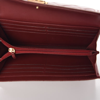 Chanel Lambskin Quilted Boy Flap Wallet Red 5 of 11