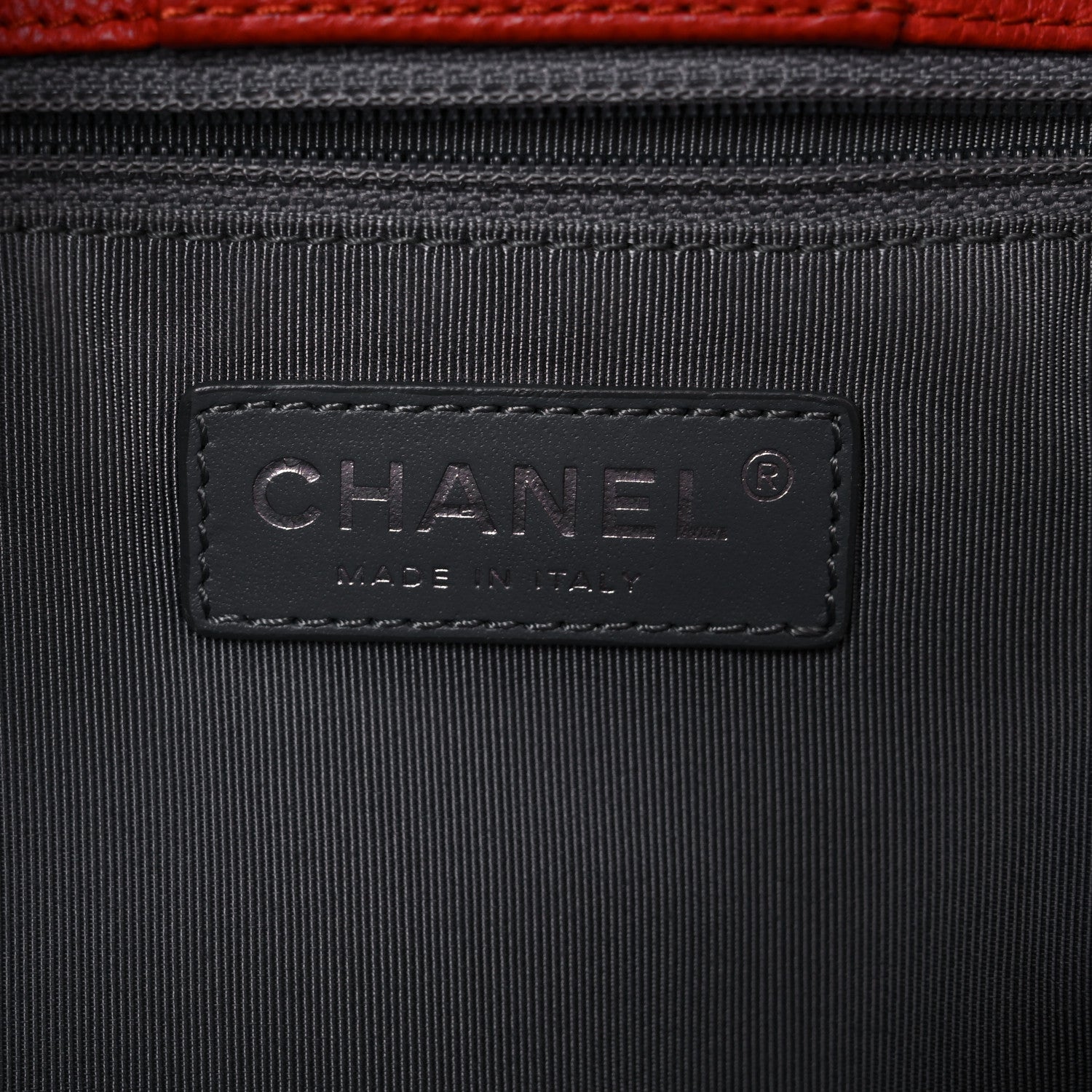Chanel Calfskin Small Cerf Shopper Tote Red 7 of 21