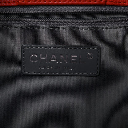 Chanel Calfskin Small Cerf Shopper Tote Red 7 of 21