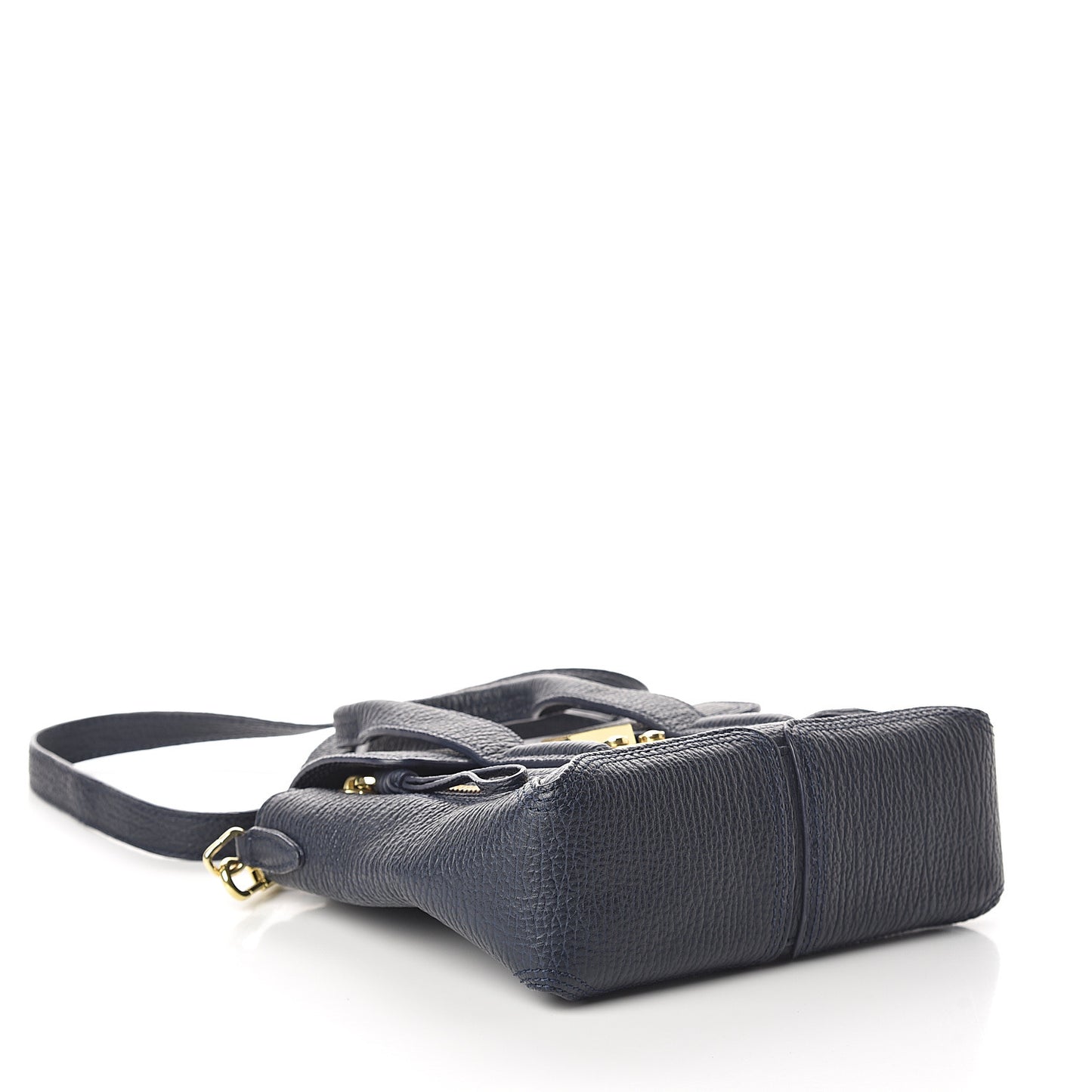 3.1 Textured Calfskin Mini Pashli Satchel Ink