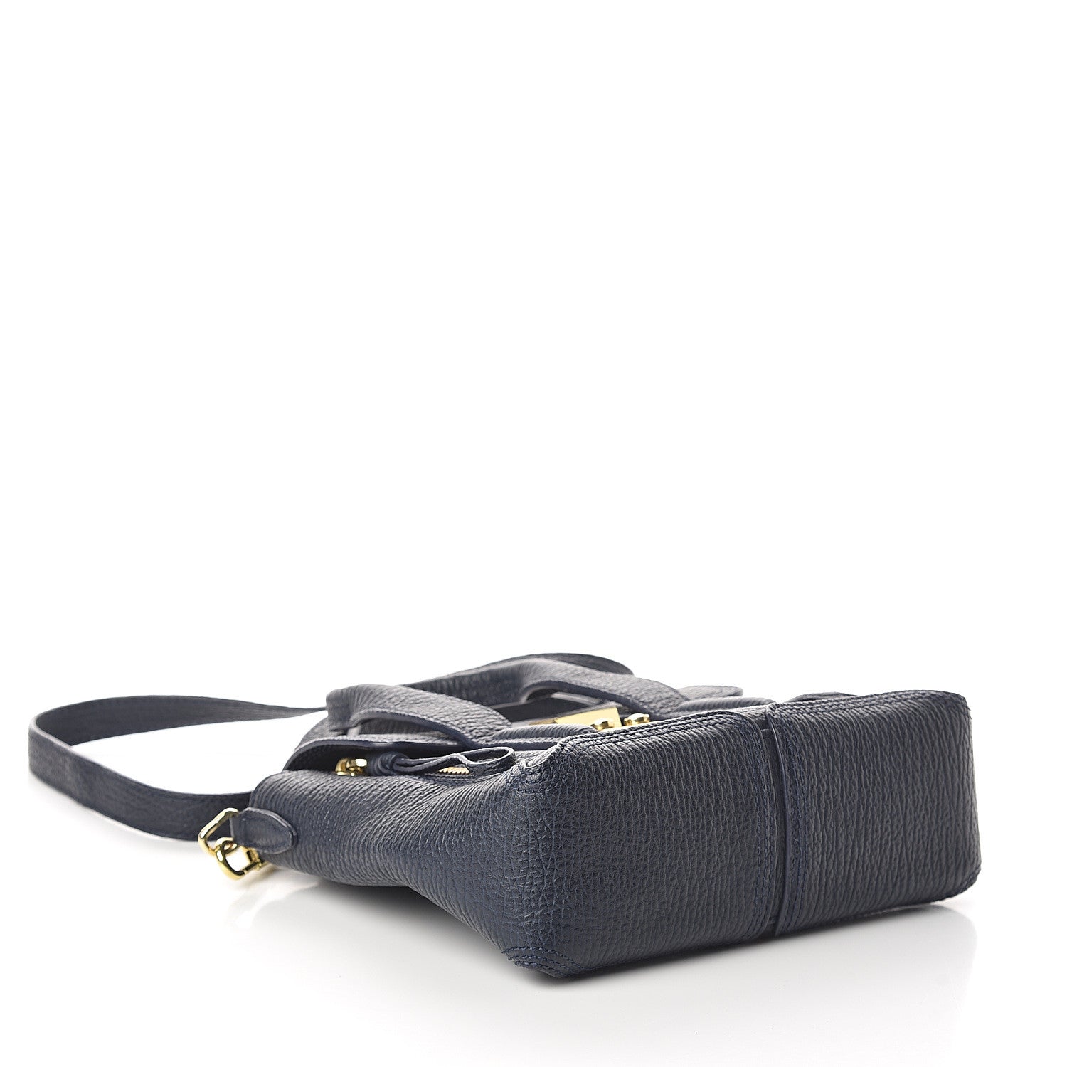 3.1 Phillip Lim 3.1 Textured Calfskin Mini Pashli Satchel Ink 3 of 8
