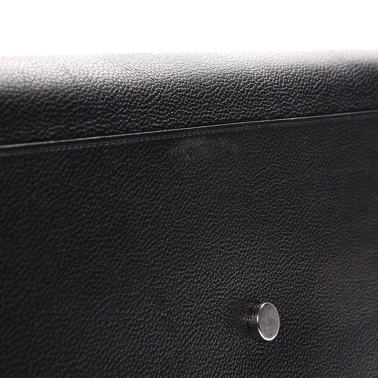 Grained Calfskin Large Sac De Jour Carryall Black