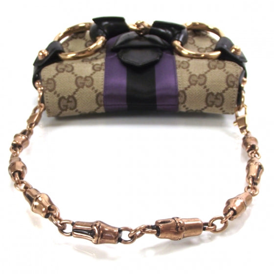 Gucci Monogram Small Horsebit Flap Bag 5 of 9