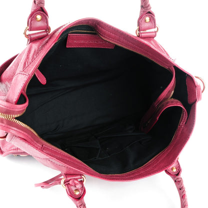 Balenciaga Agneau Giant 12 Rose Gold Hardware City Cassis 5 of 7