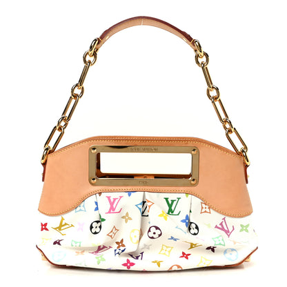 Louis Vuitton Monogram Multicolor Judy PM White 1 of 12