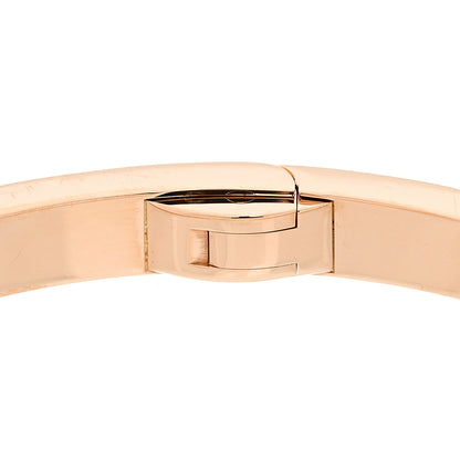 Cartier 18K Pink Gold 6 Diamond Small LOVE Bracelet 16 8 of 8