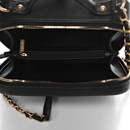 Chanel Caviar Quilted Medium CC Filigree Vanity Case Black 5 of 10