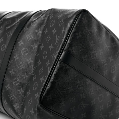 Louis Vuitton Monogram Eclipse Keepall Bandouliere 55 9 of 9