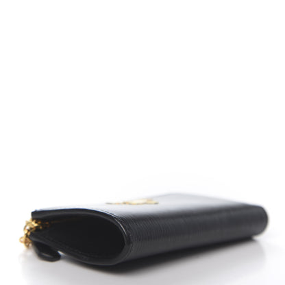 Prada Vitello Move Zip Around Key Holder Black 4 of 7
