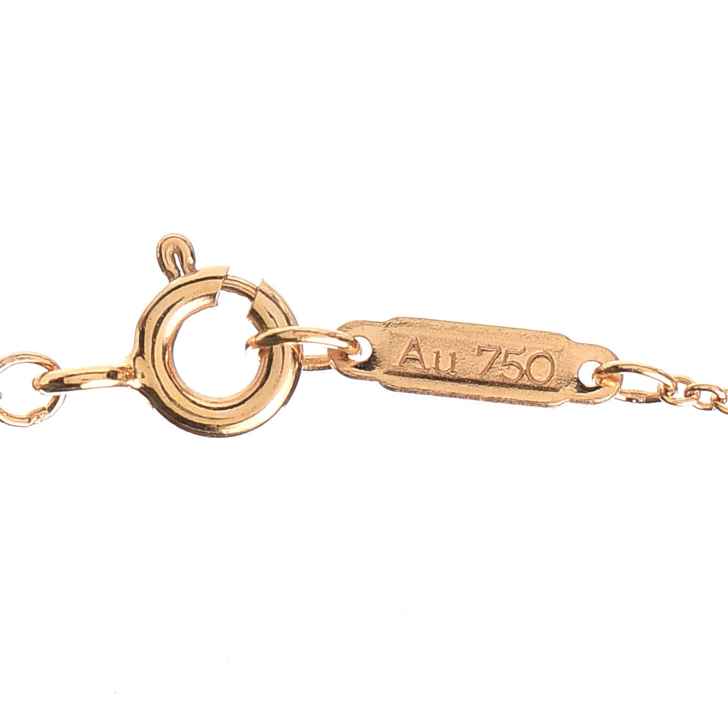 18K Rose Gold Diamond Atlas Pierced Pendant Necklace