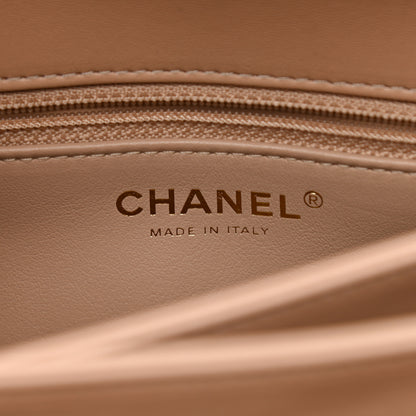 Chanel Lambskin Quilted Small Trendy CC Dual Handle Flap Bag Beige 6 of 12