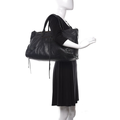 Balenciaga Agneau Classic Hardware Work Black 2 of 21