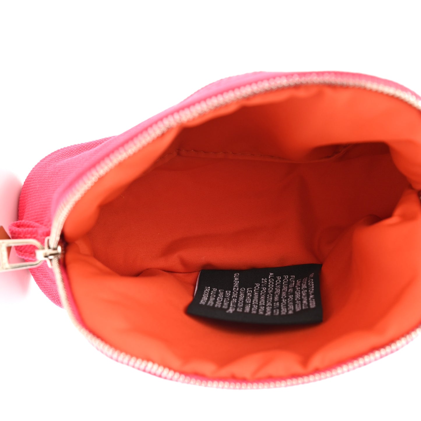 Cotton Canvas Mini Mini Bolide Travel Cosmetic Pouch Hibiscus