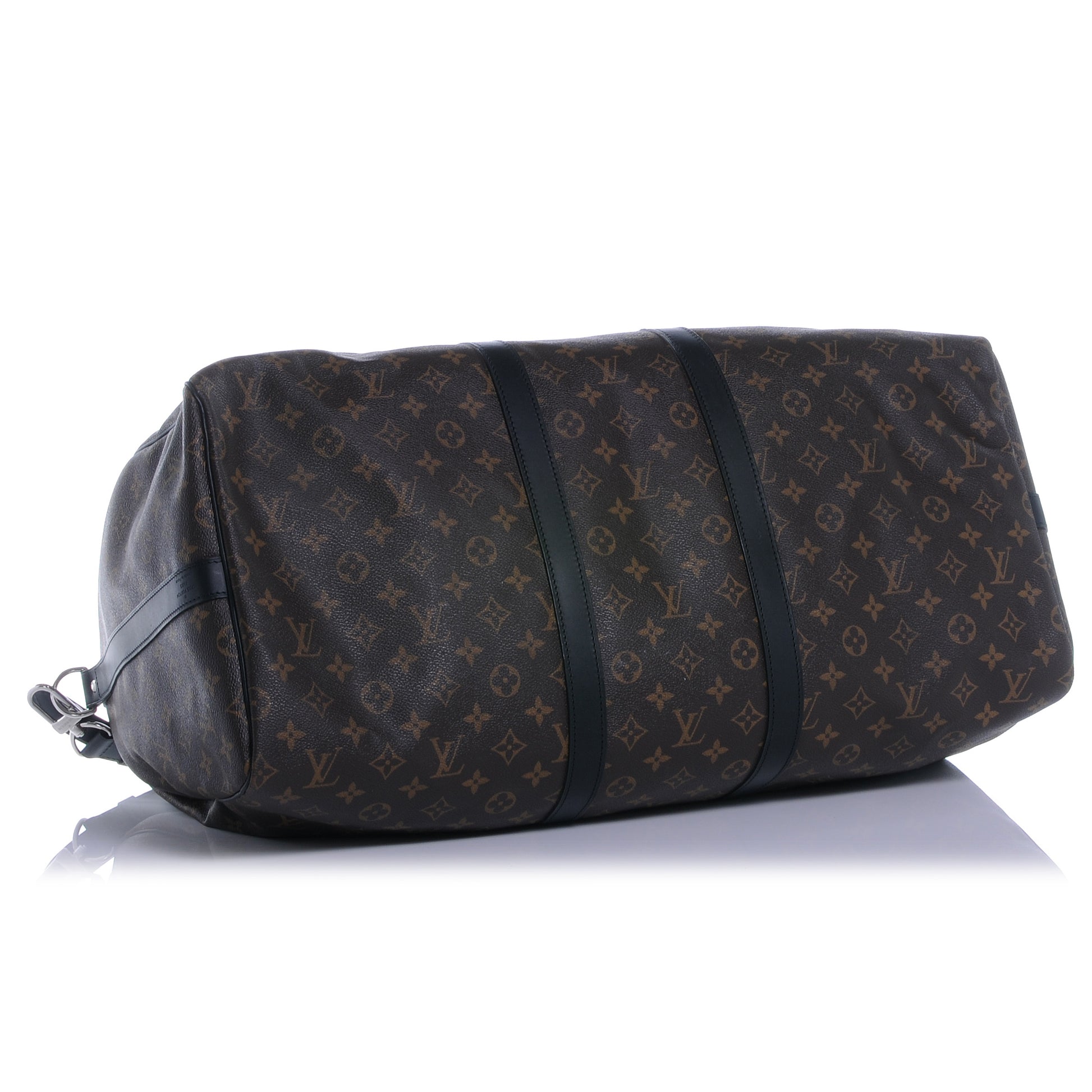 Louis Vuitton Monogram Macassar Keepall Bandouliere 55 4 of 7