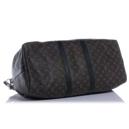 Louis Vuitton Monogram Macassar Keepall Bandouliere 55 4 of 7