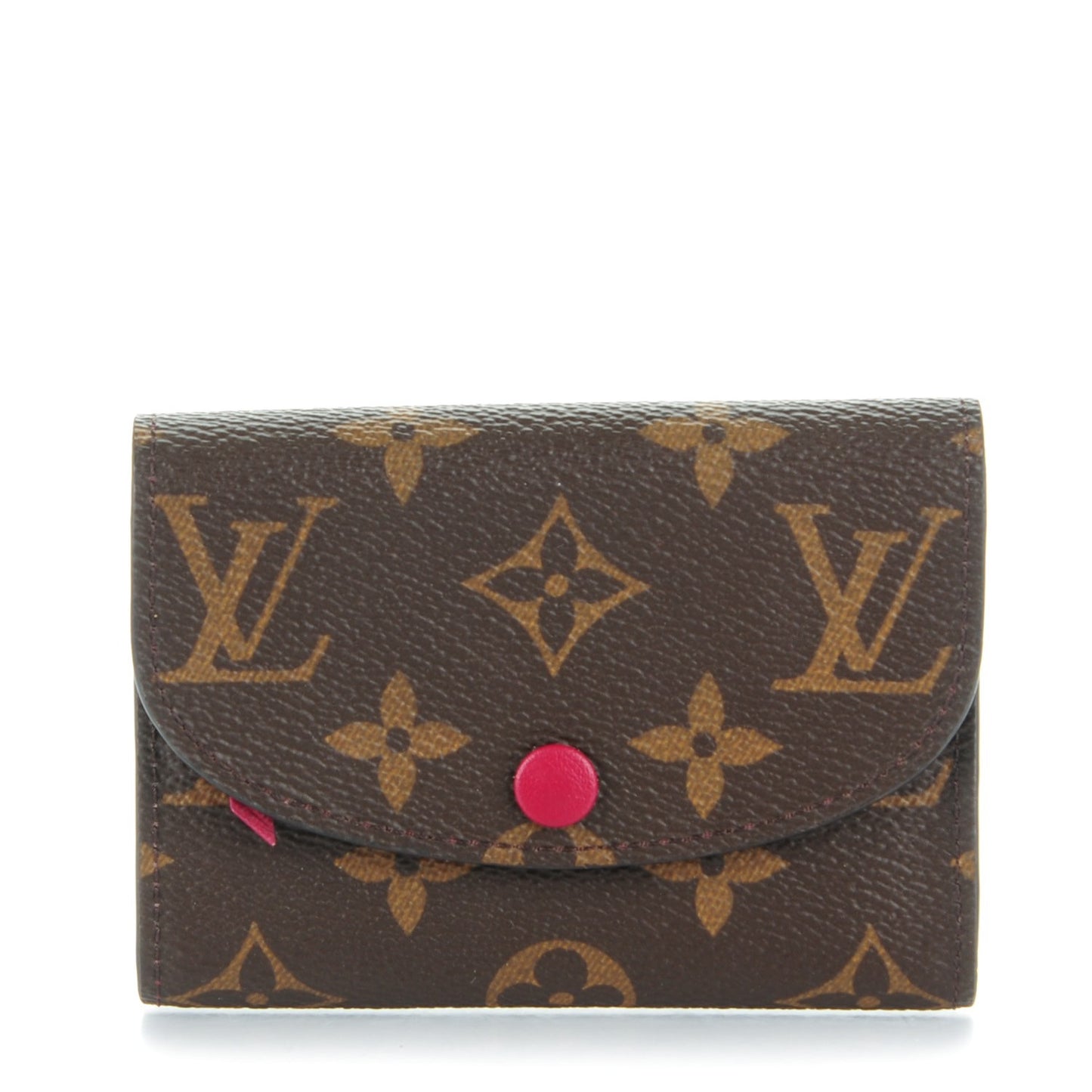 Monogram Rosalie Coin Purse Fuchsia
