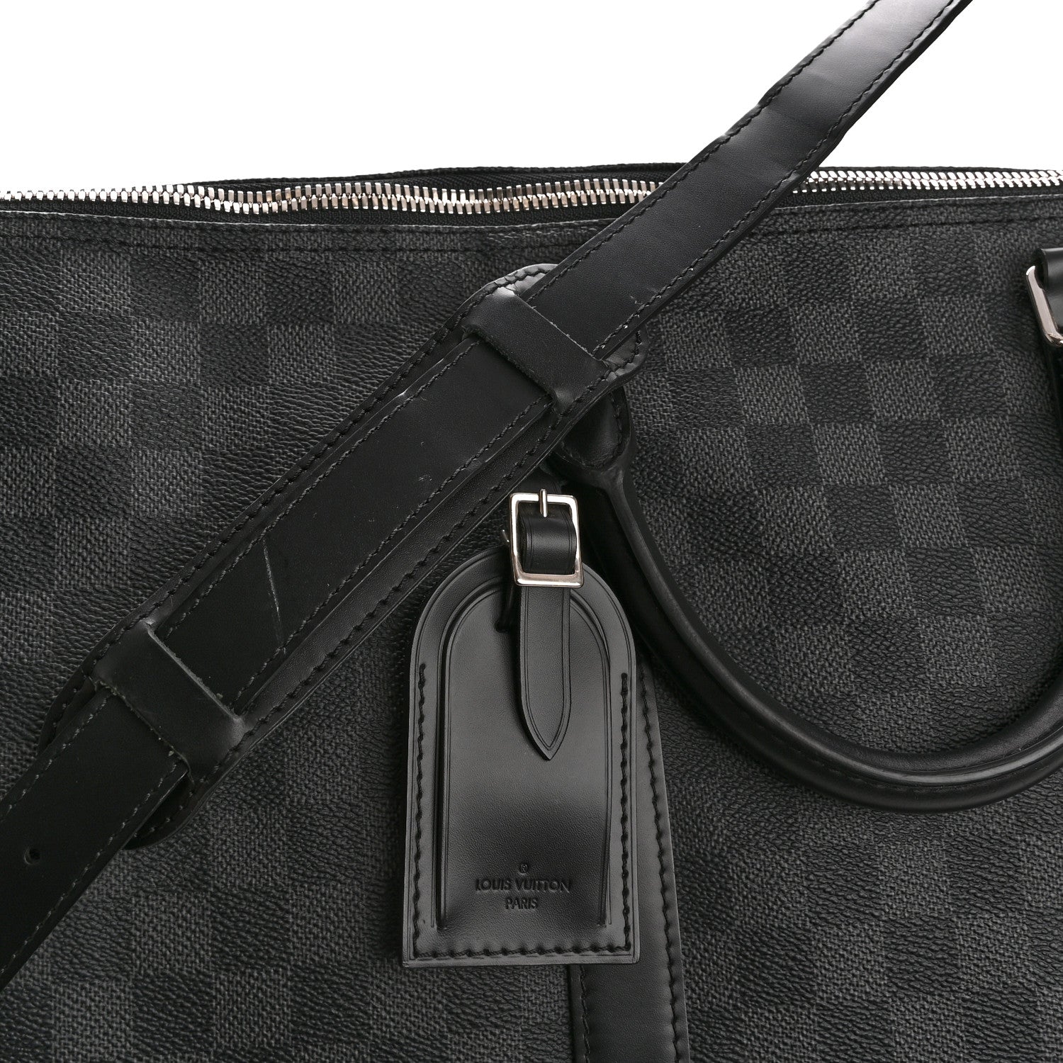 Louis Vuitton Damier Graphite Keepall Bandouliere 55 10 of 14