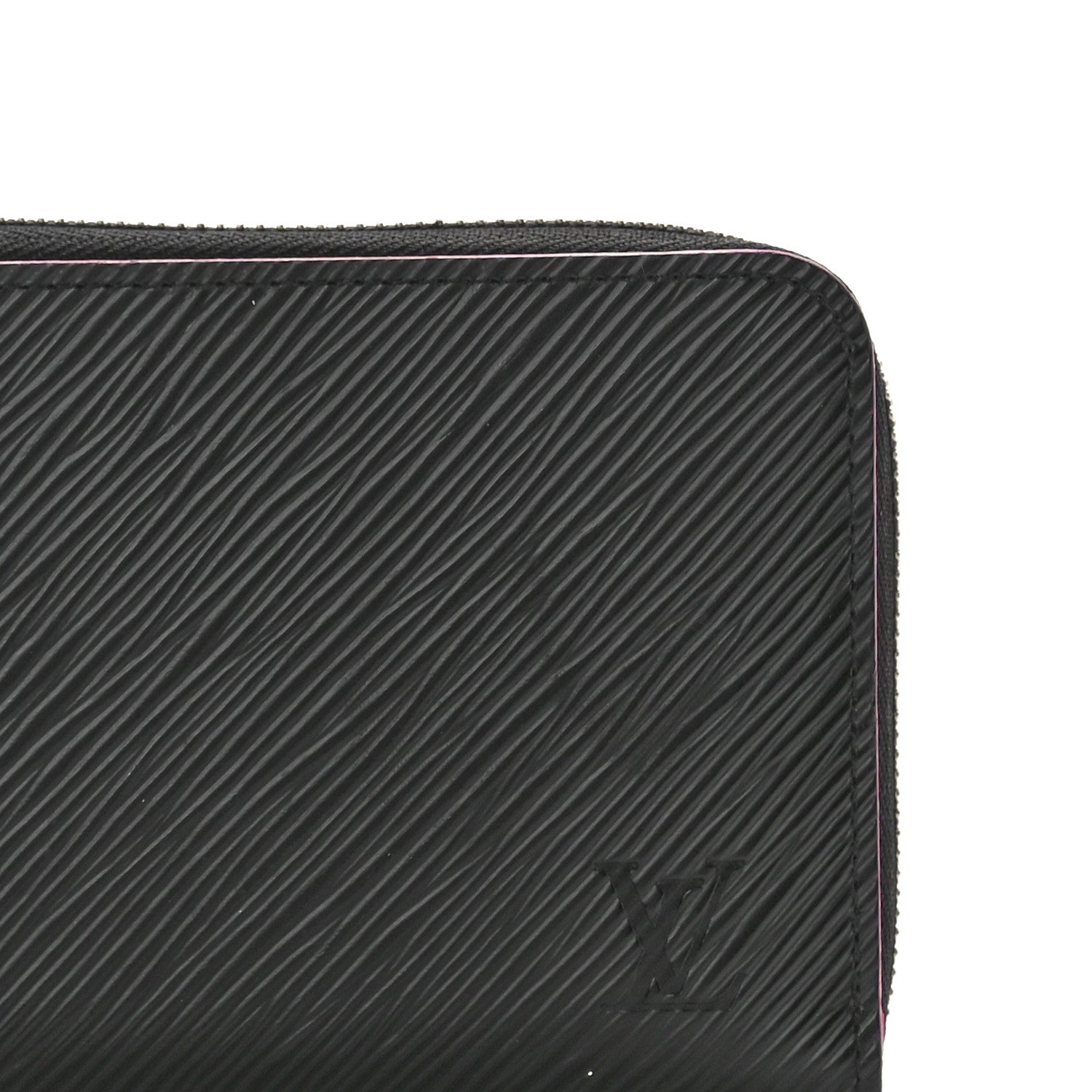Louis Vuitton Epi Zippy Wallet Black Hot Pink 8 of 9