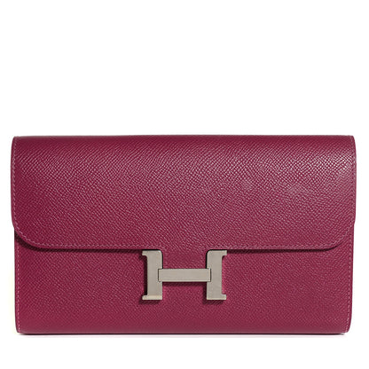 Hermes Epsom Constance Long Wallet Tosca 1 of 11
