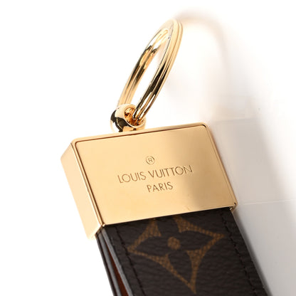 Louis Vuitton Monogram Dauphine Dragonne Bag Charm Key Holder Brown 4 of 4