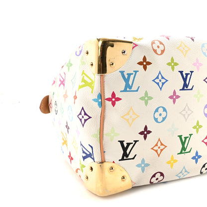 Louis Vuitton Monogram Multicolor Speedy 30 White 8 of 9