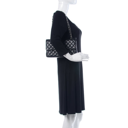Chanel Caviar Quilted Medium Double Flap Black 2 of 10