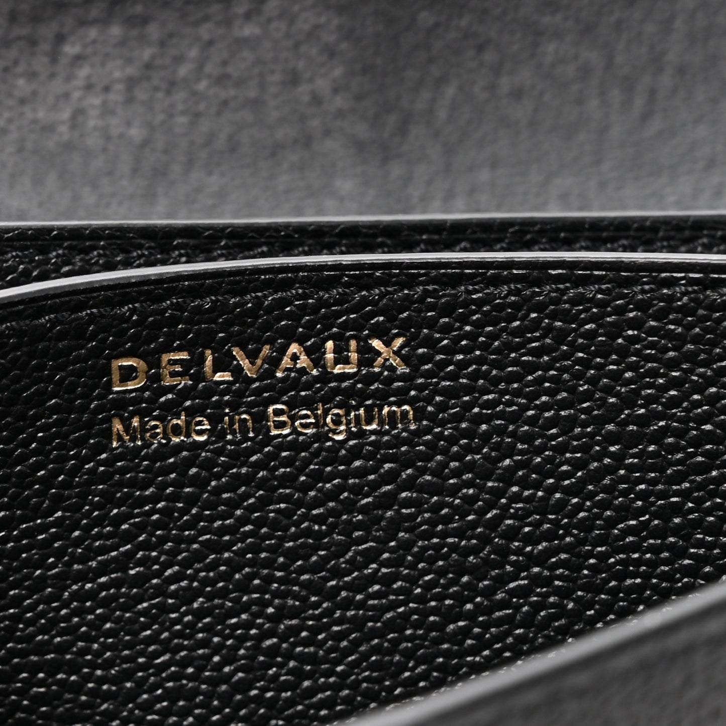 Grained Calfskin Magic Brillant Card Holder Black
