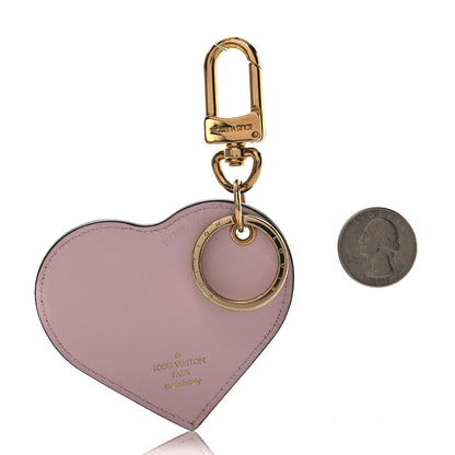 Louis Vuitton Vernis Degrade Heart Bag Charm Pink 2 of 6