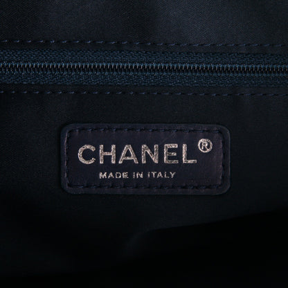 Chanel Lambskin North South Edgy Tote Black 6 of 7