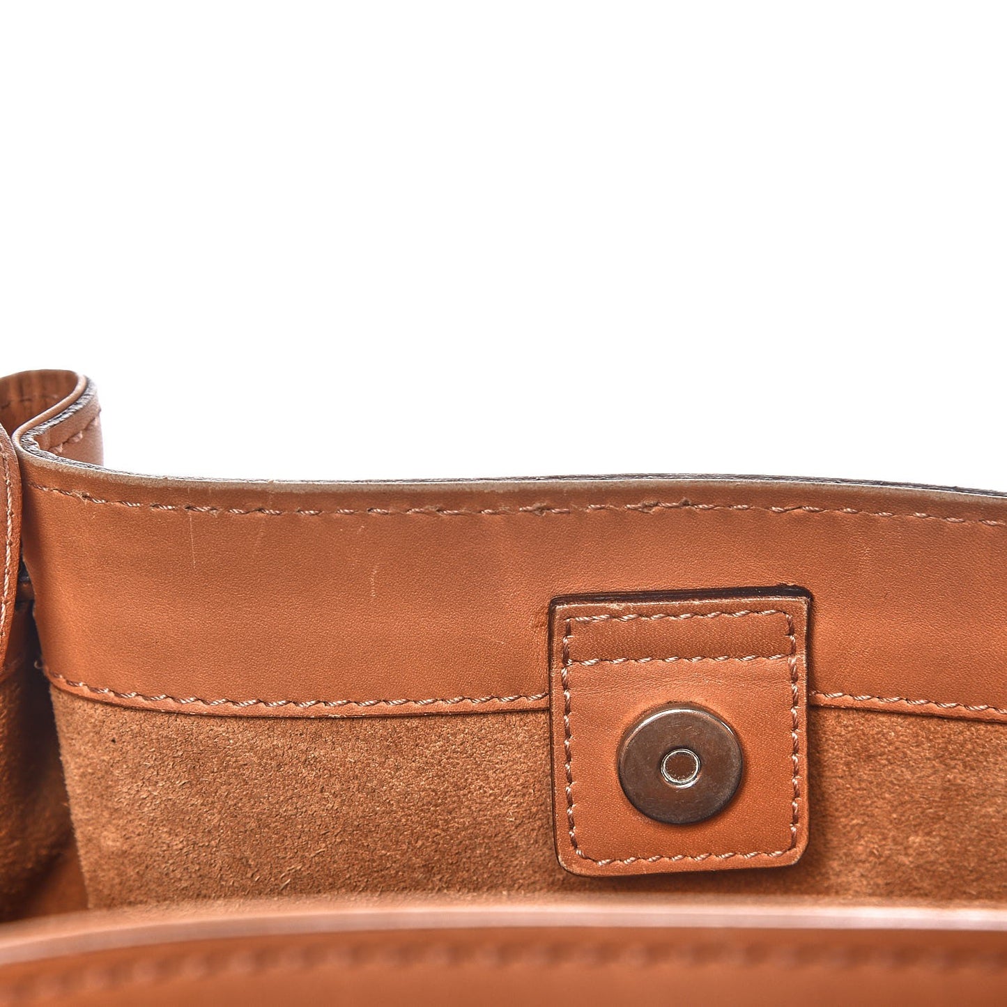 Calfskin Shopper Tote Tan