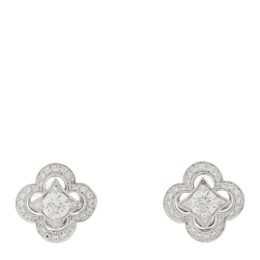 18K White Gold Diamond Les Ardentes Stud Earrings