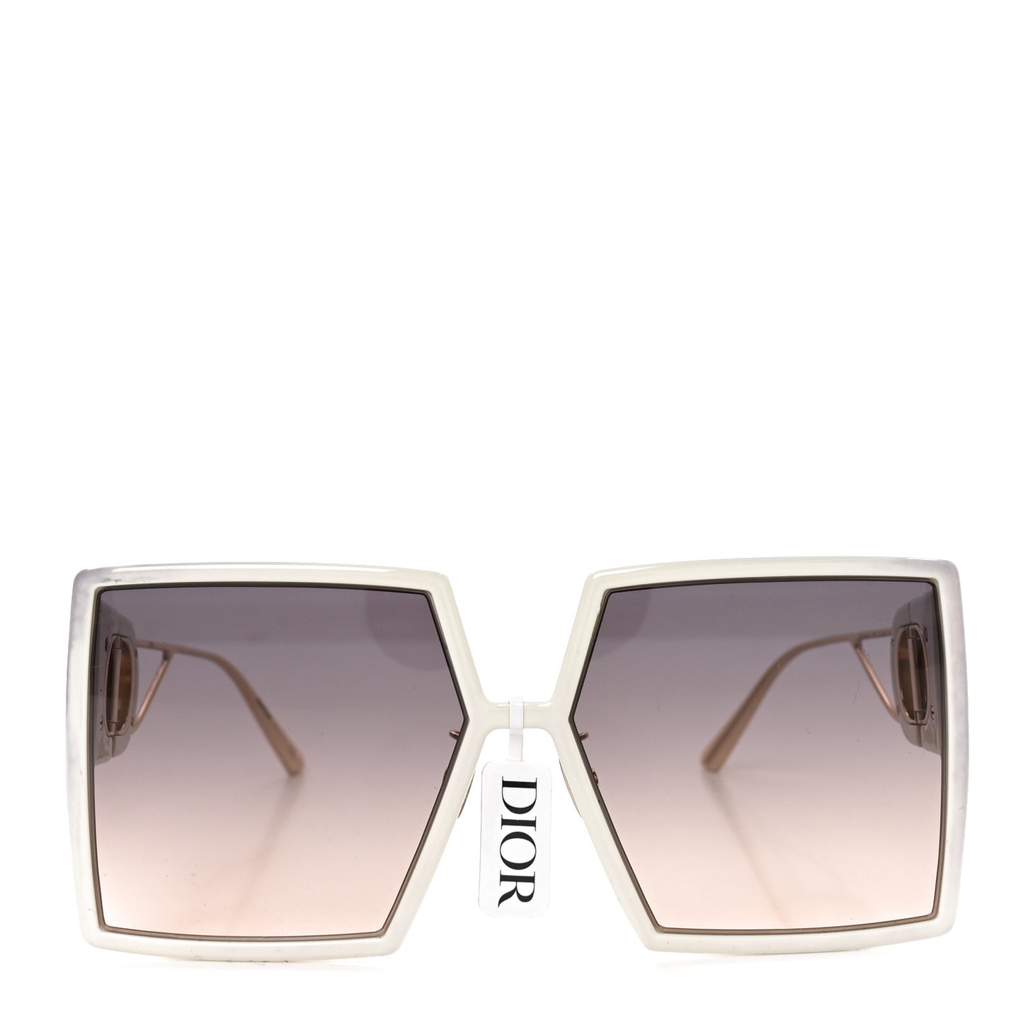 Square 30 Montaigne SU Sunglasses White