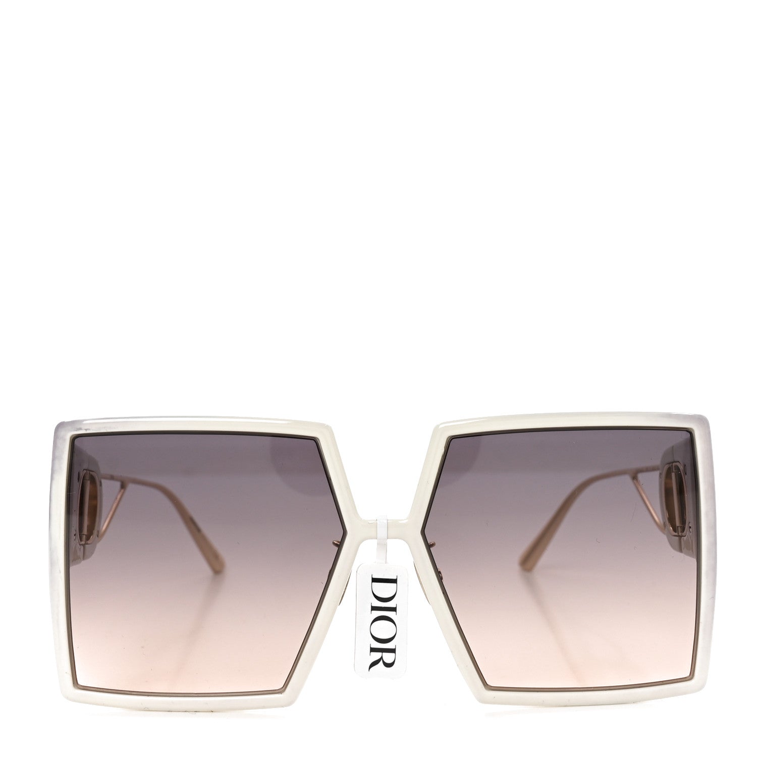 Christian Dior Square 30 Montaigne SU Sunglasses White 6 of 14