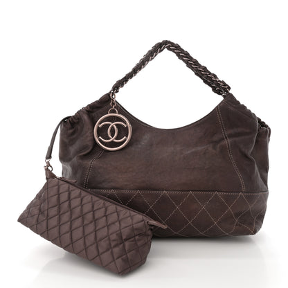 Chanel Metallic Calfskin Baby Coco Cabas Bronze 3 of 14