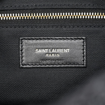 Saint Laurent Raffia Monogram Medium Jamie Black 6 of 10