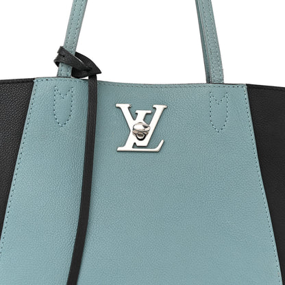 Louis Vuitton Calfskin Lockme Cabas Sky Black 8 of 21