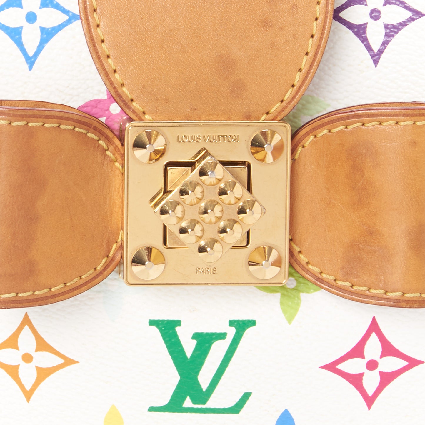 Monogram Multicolor Annie MM White