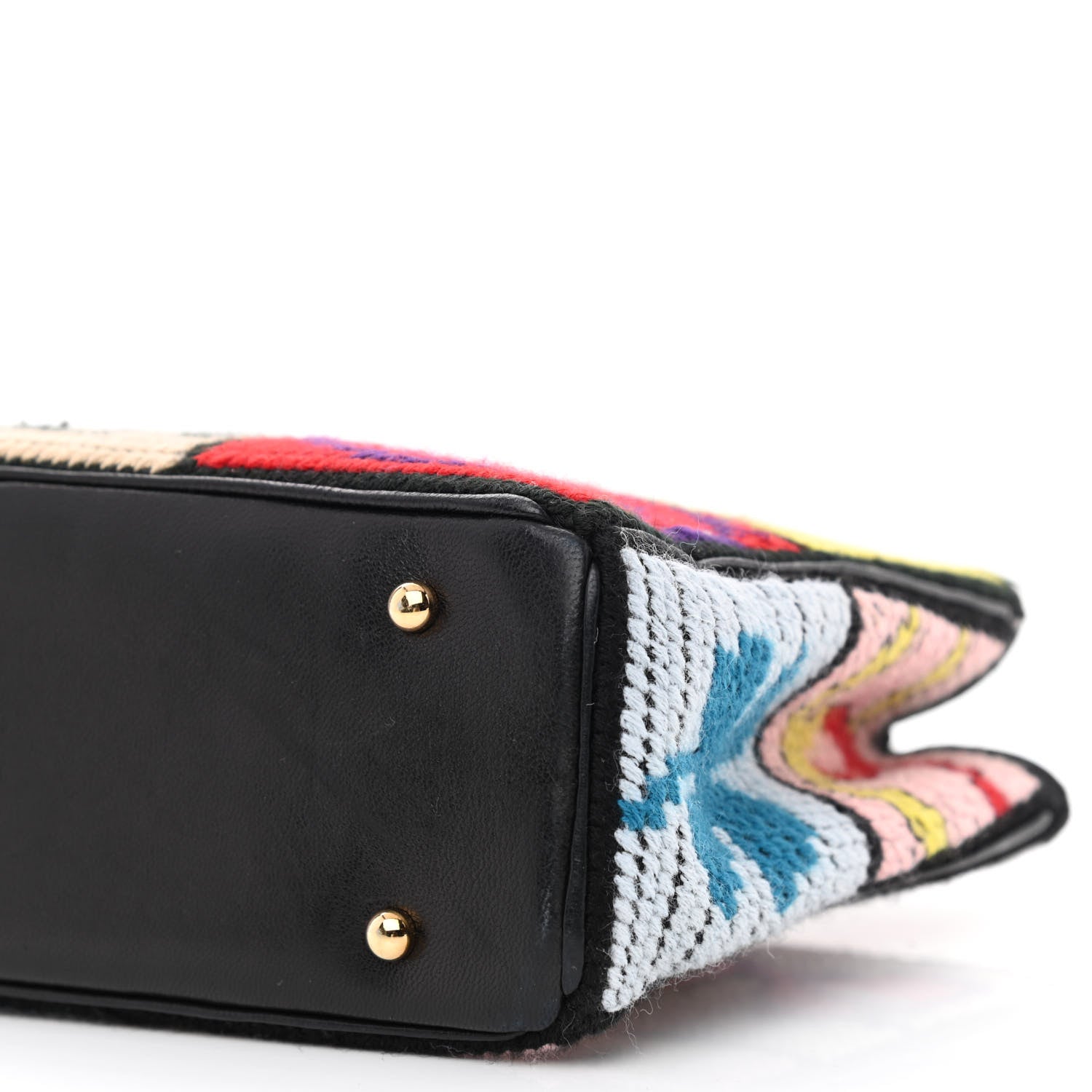 Chanel Crochet Precious Symbols Needle Point Shoulder Bag Multicolor 9 of 11