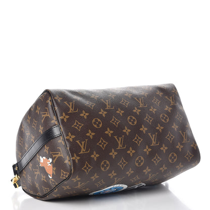 Louis Vuitton Monogram My World Tour Speedy Bandouliere 30 Black 4 of 11