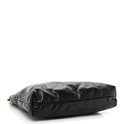 Chanel Shiny Calfskin Quilted Chanel 22 Black 5 of 11