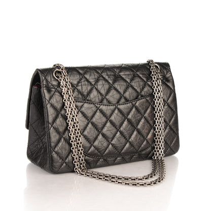 Chanel Aged Calfskin Quilted 2.55 Reissue 226 Flap Black 3 of 7