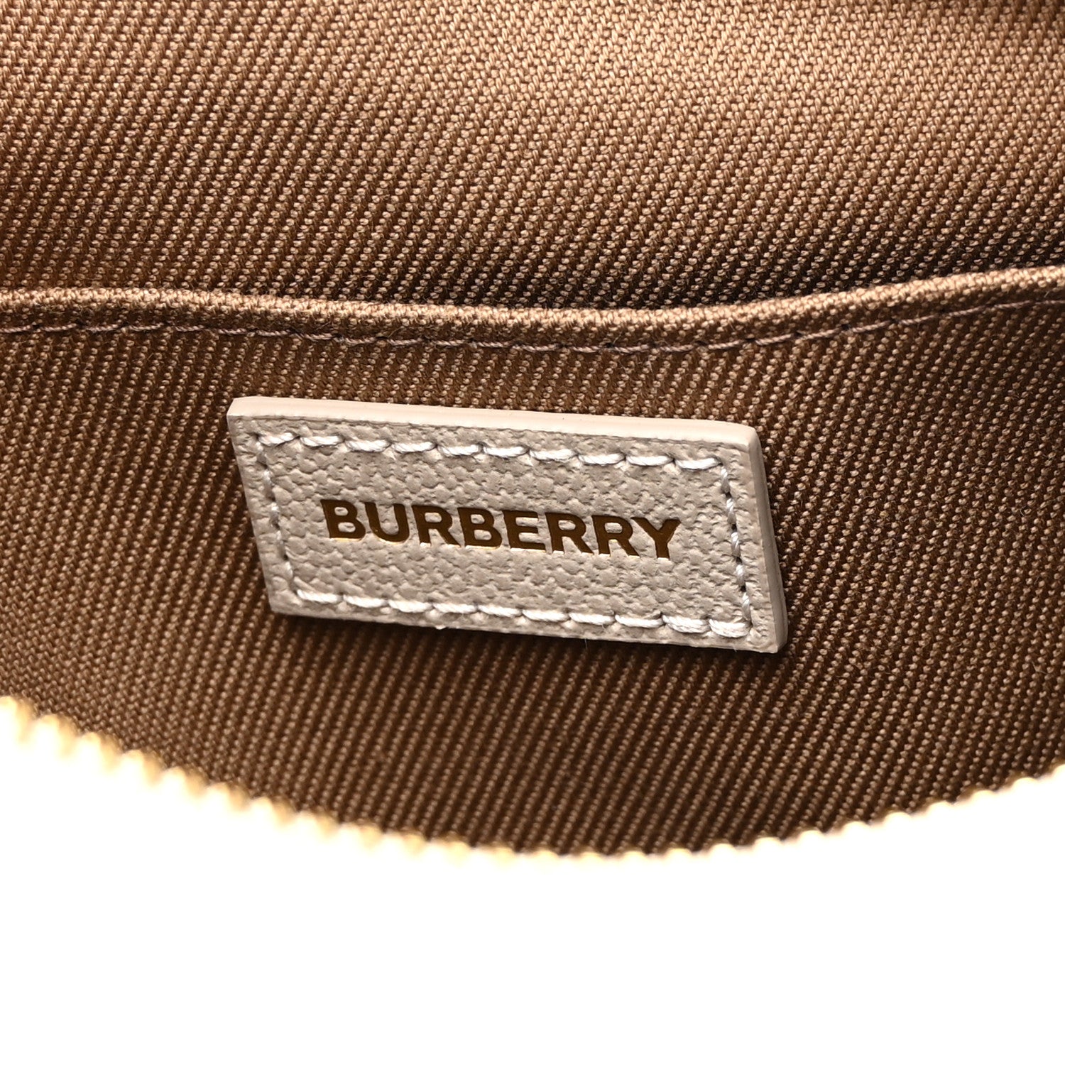 Burberry Calfskin House Check Large Camera Bag Limestone 6 of 11