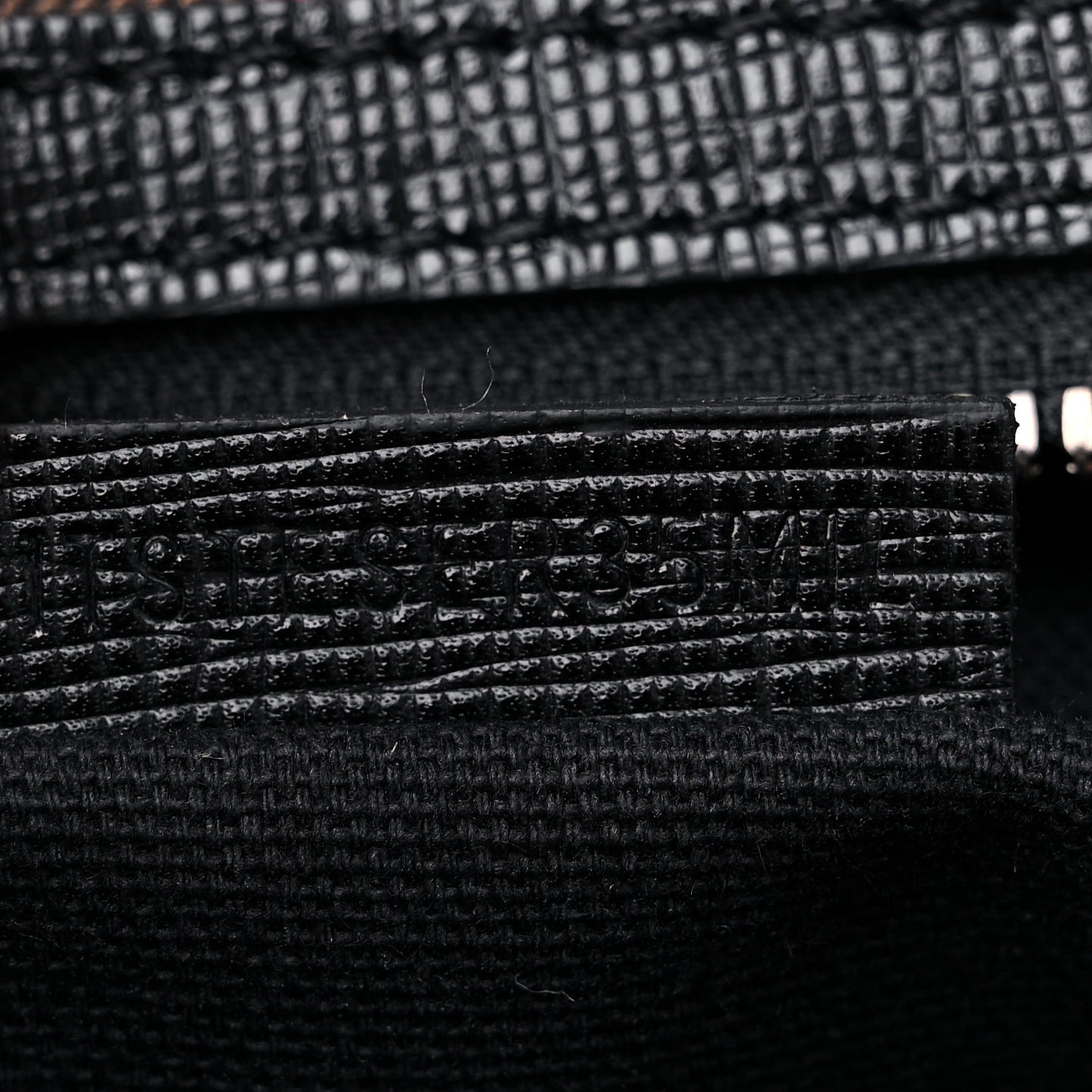 Canvas Check Duffle Bag Dark Brown