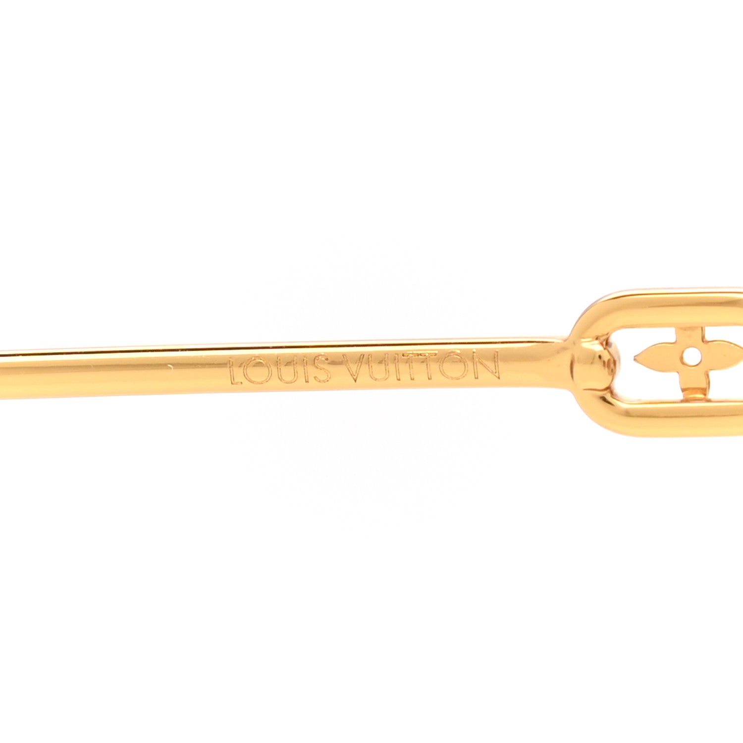 Louis Vuitton Metal My LV Chain Cat Eye Sunglasses Z1522W Gold 5 of 9