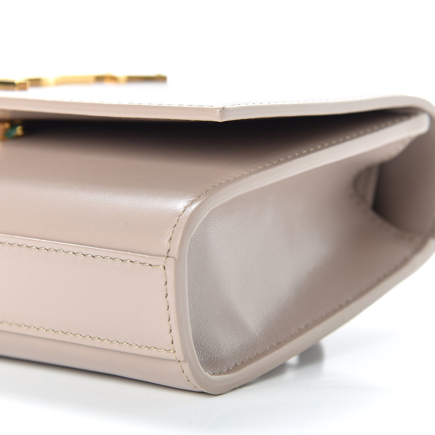 Saint Laurent Smooth Calfskin Monogram Kate Belt Bag Natural 7 of 9