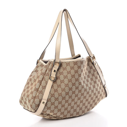Gucci Monogram Medium Abbey Shoulder Bag Off White 3 of 9