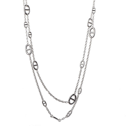 Hermes Sterling Silver Farandole Necklace 160 1 of 6