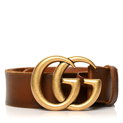 Gucci Faded Calfskin Double G 40mm Belt 85 34 Cuir 1 of 8