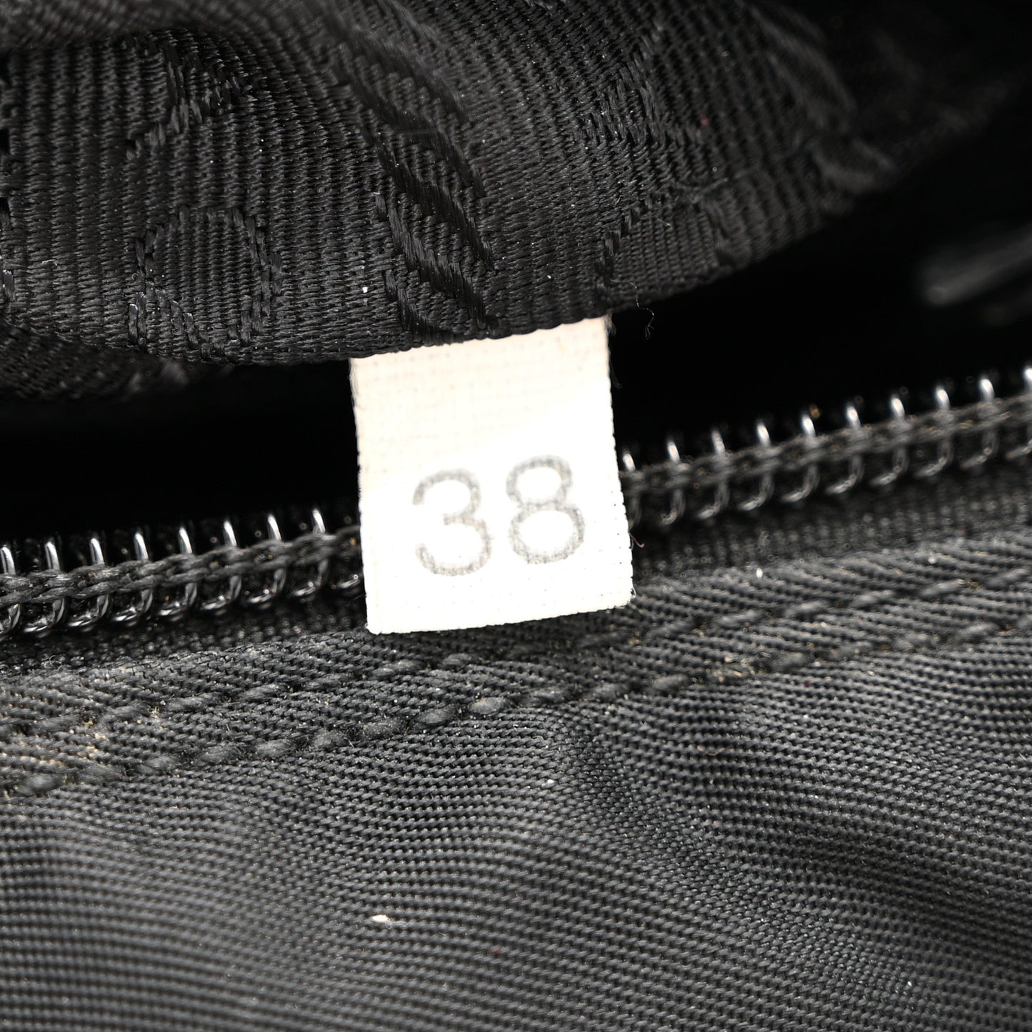 Nylon Vela Saffiano Single Buckle Messenger Shoulder Bag Black