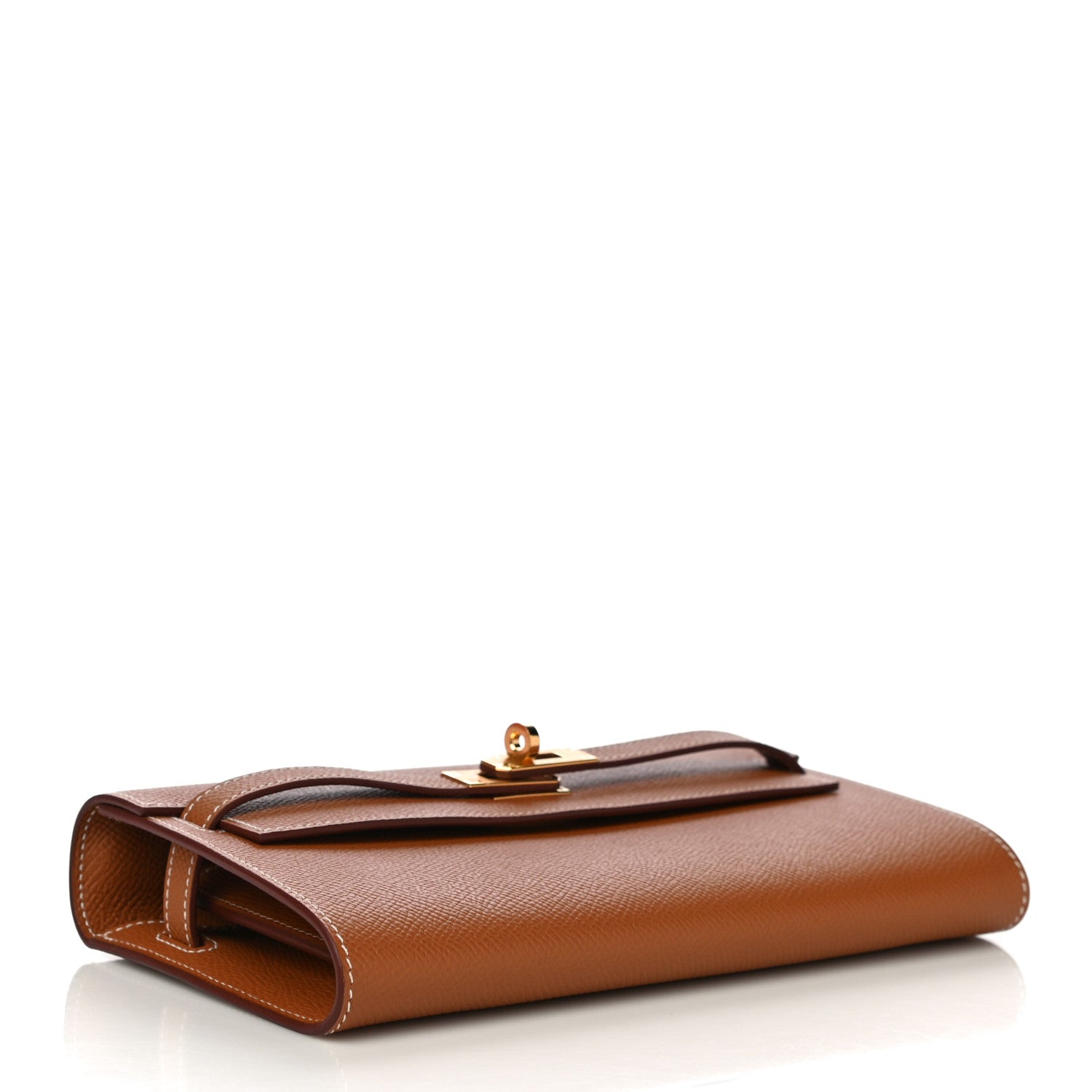 Hermes Epsom Kelly Wallet To Go Gold 4 of 10